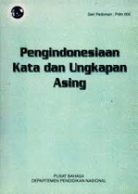 Image of Pengindonesiaan Kata dan Ungkapan Asing